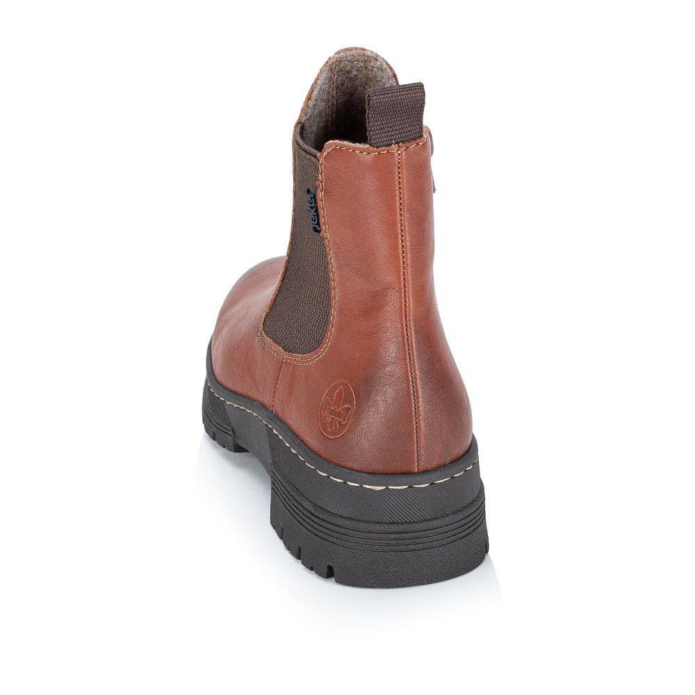 detail Dámská kotníková obuv RIEKER 73892-24 hnědá W5