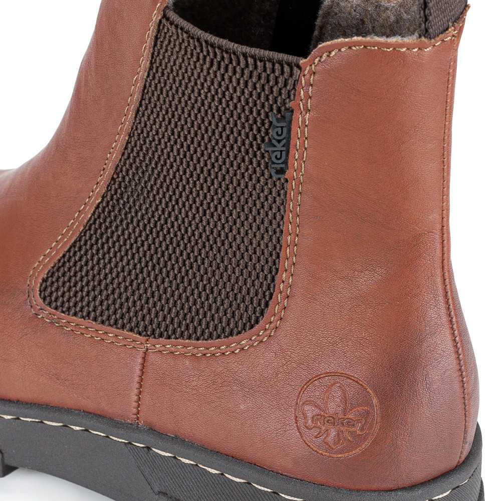 detail Dámská kotníková obuv RIEKER 73892-24 hnědá W5