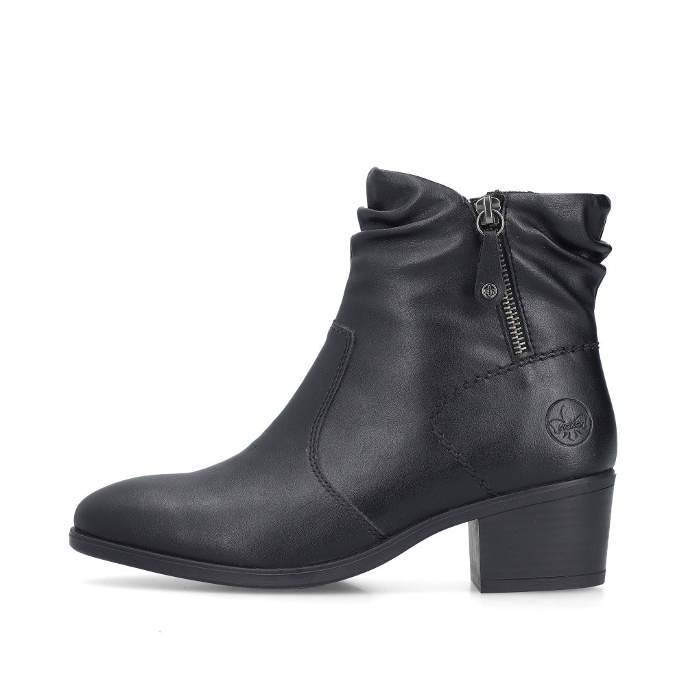 detail Dámská kotníková obuv RIEKER 73981-00 černá W5