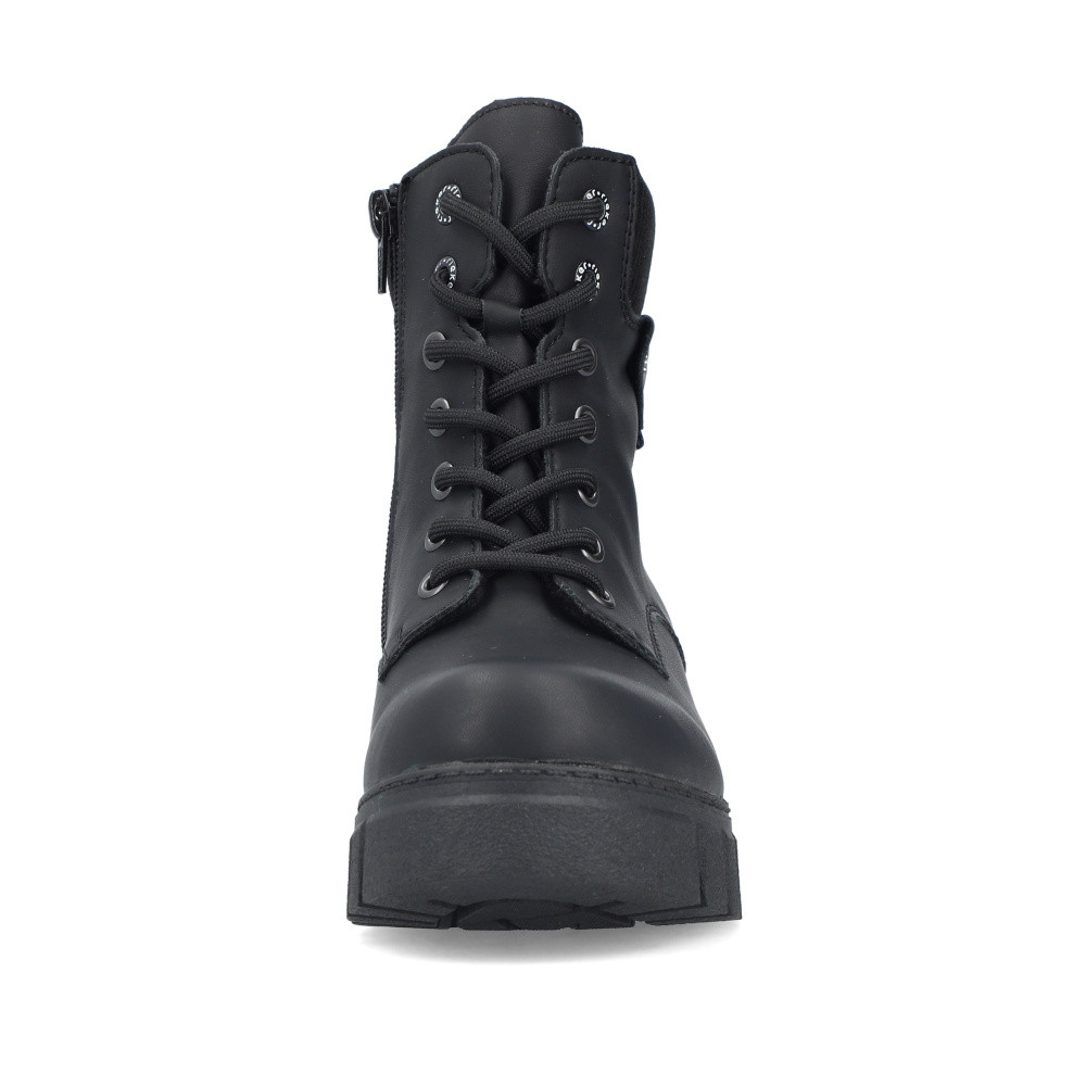 detail Dámská kotníková obuv RIEKER 74532-00   BLACK   H/W5