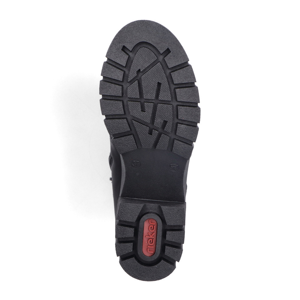 detail Dámská kotníková obuv RIEKER 74532-00   BLACK   H/W5