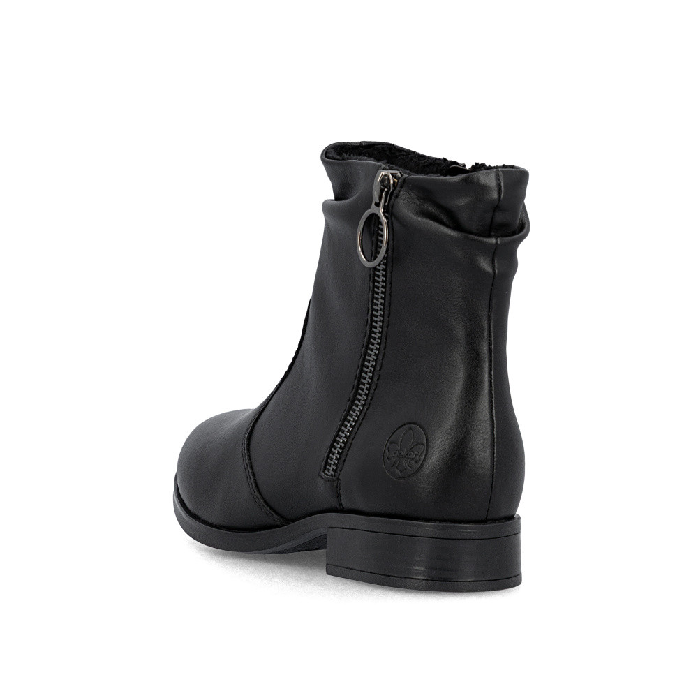 detail Dámská kotníková obuv RIEKER 77041-00 černá W5