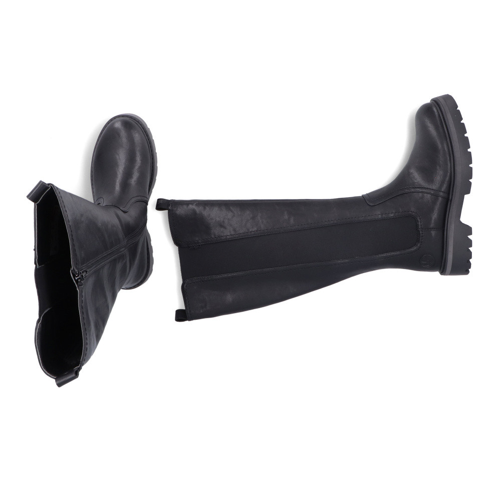 detail Dámske čižmy RIEKER 91590-00 čierna W5