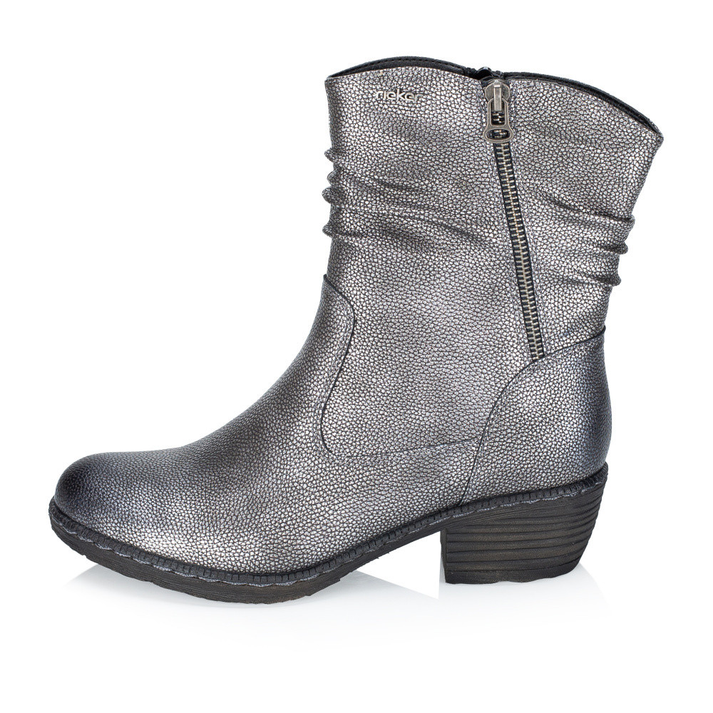 detail Dámská kotníková obuv RIEKER 93760-90 šedá W5