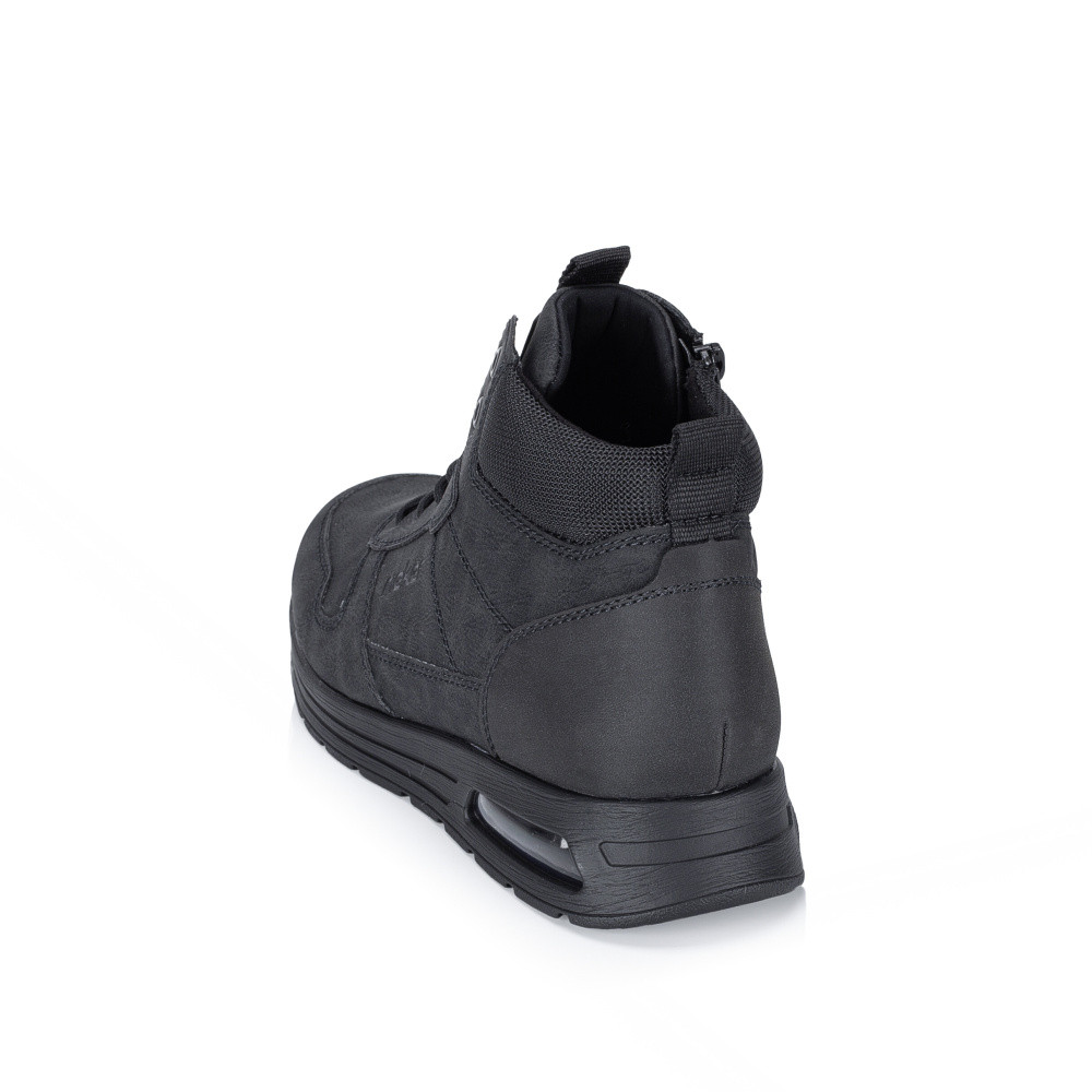 detail Pánska členková obuv RIEKER B1024-00 čierna W5