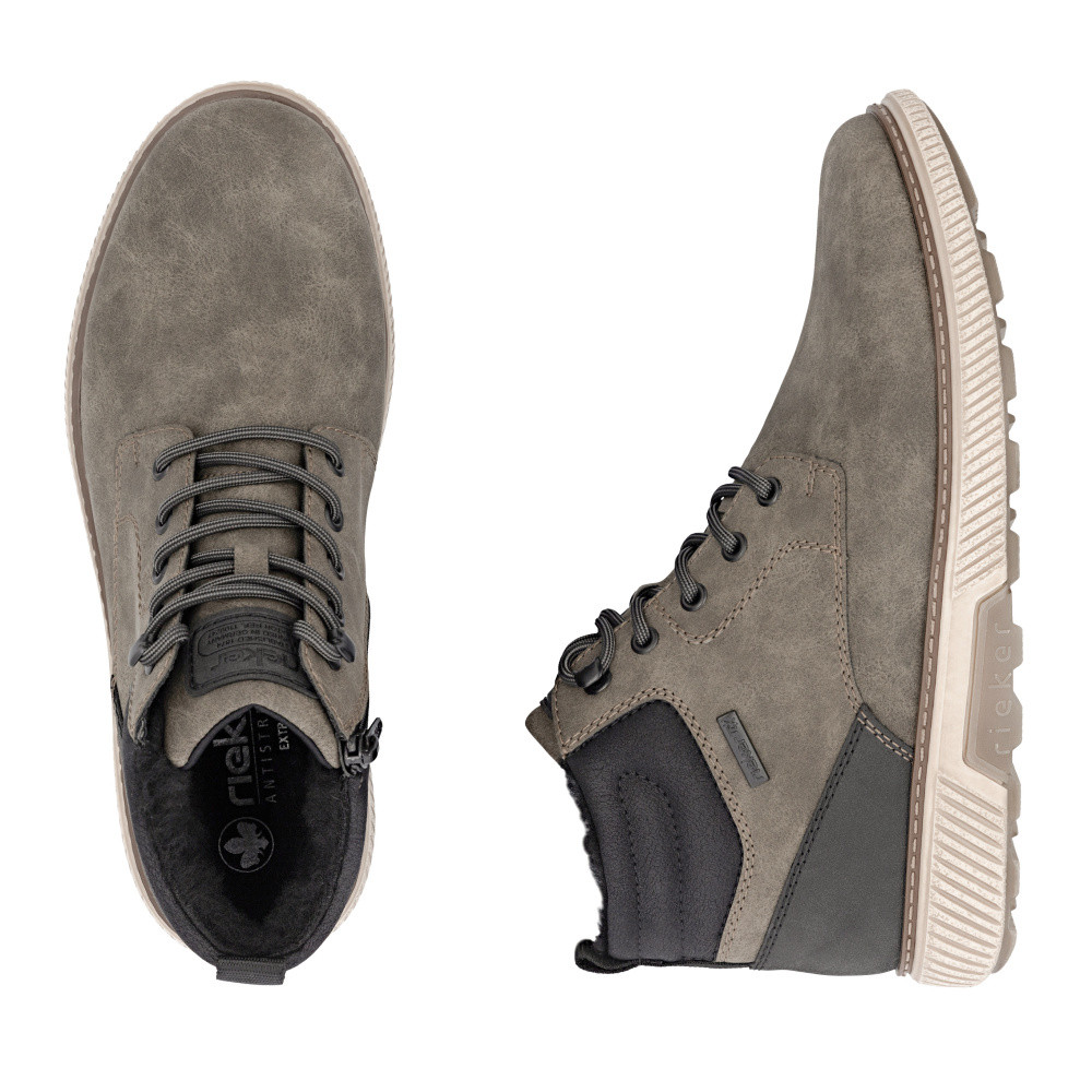 detail Pánská kotníková obuv RIEKER B3302-25 hnědá W5