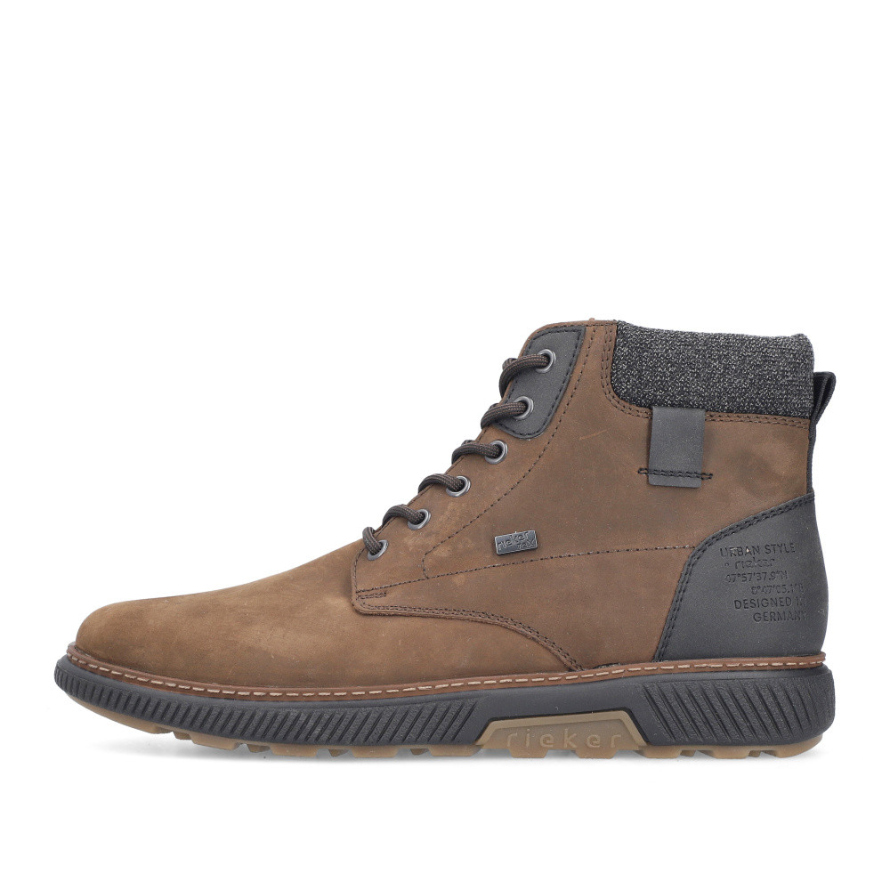 detail Pánská kotníková obuv RIEKER B3343-26 hnědá W5