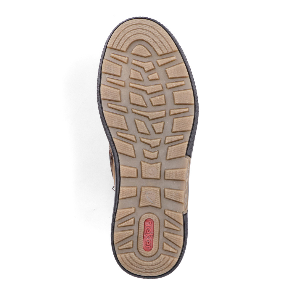 detail Pánská kotníková obuv RIEKER B3343-26 hnědá W5
