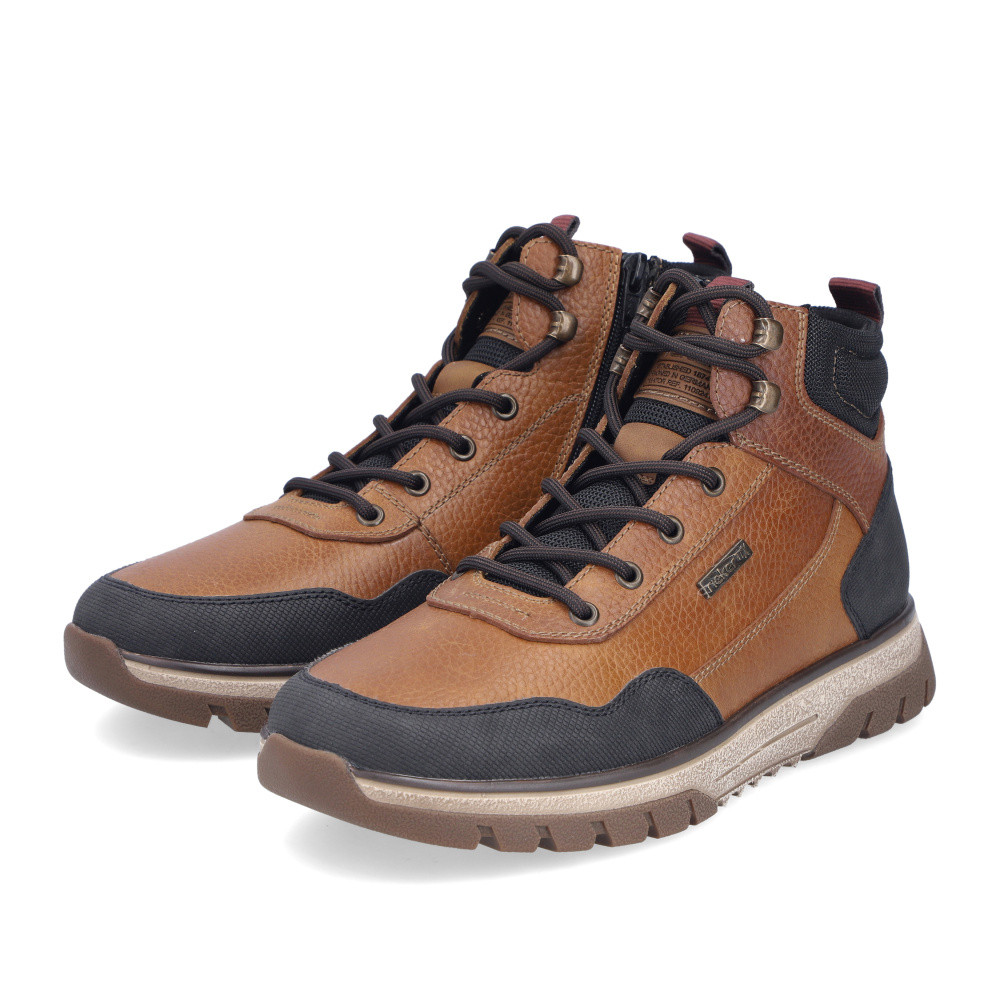 detail Pánská kotníková obuv RIEKER B9310-22 hnědá W5