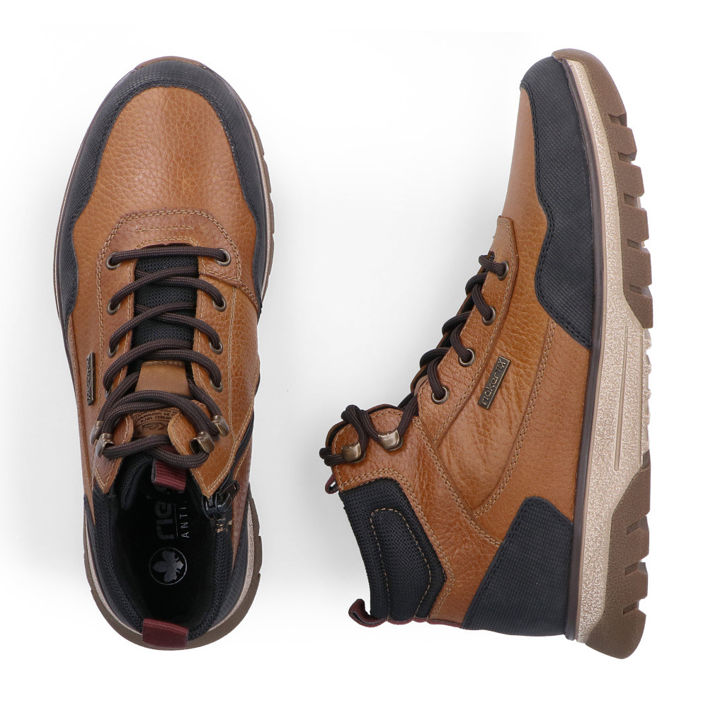 detail Pánská kotníková obuv RIEKER B9310-22 hnědá W5