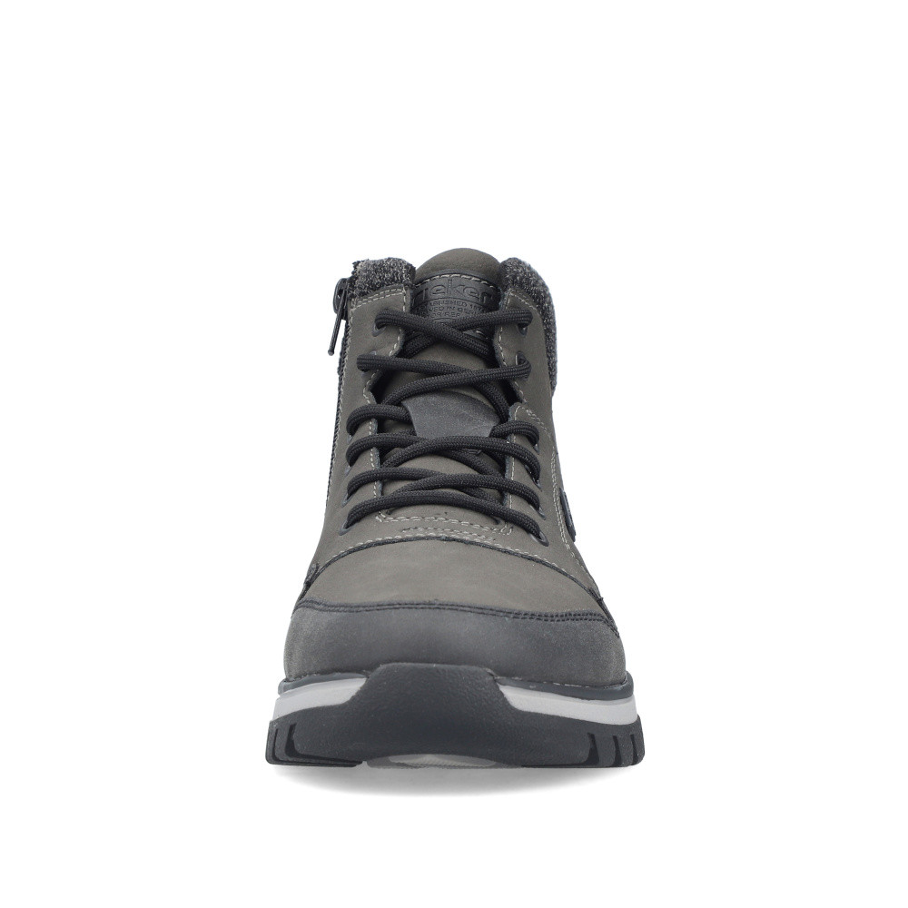 detail Pánská kotníková obuv RIEKER B9340-45 šedá W5