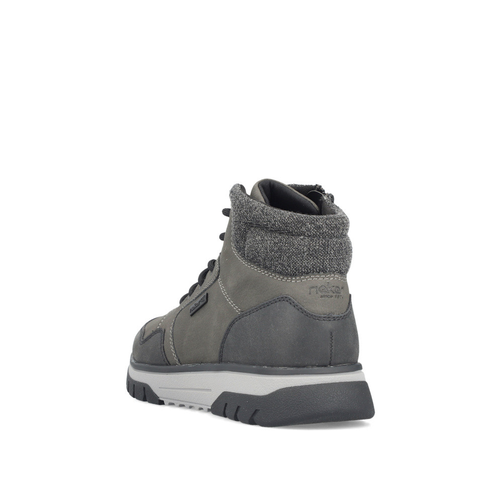 detail Pánská kotníková obuv RIEKER B9340-45 šedá W5