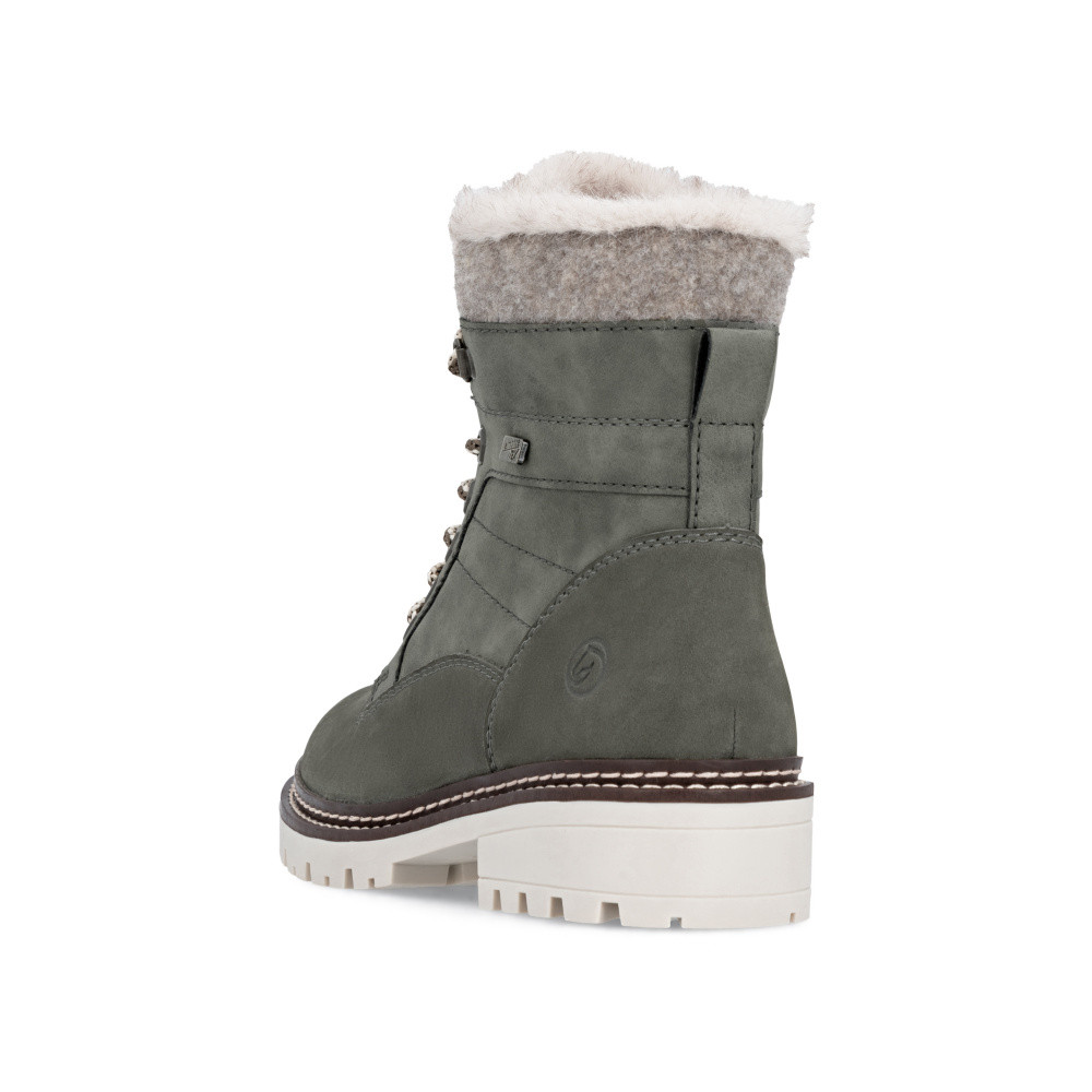 detail Dámská kotníková obuv REMONTE D0B81-54 zelená W5