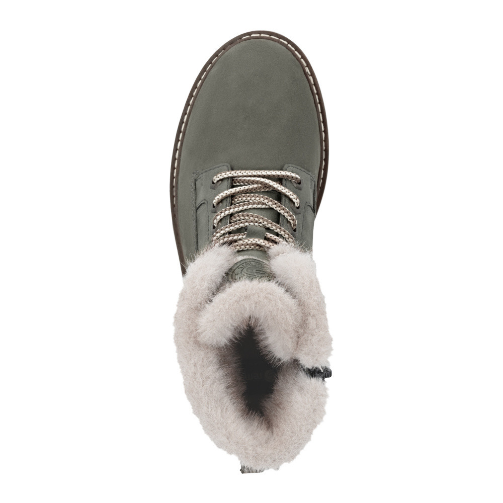 detail Dámská kotníková obuv REMONTE D0B81-54 zelená W5