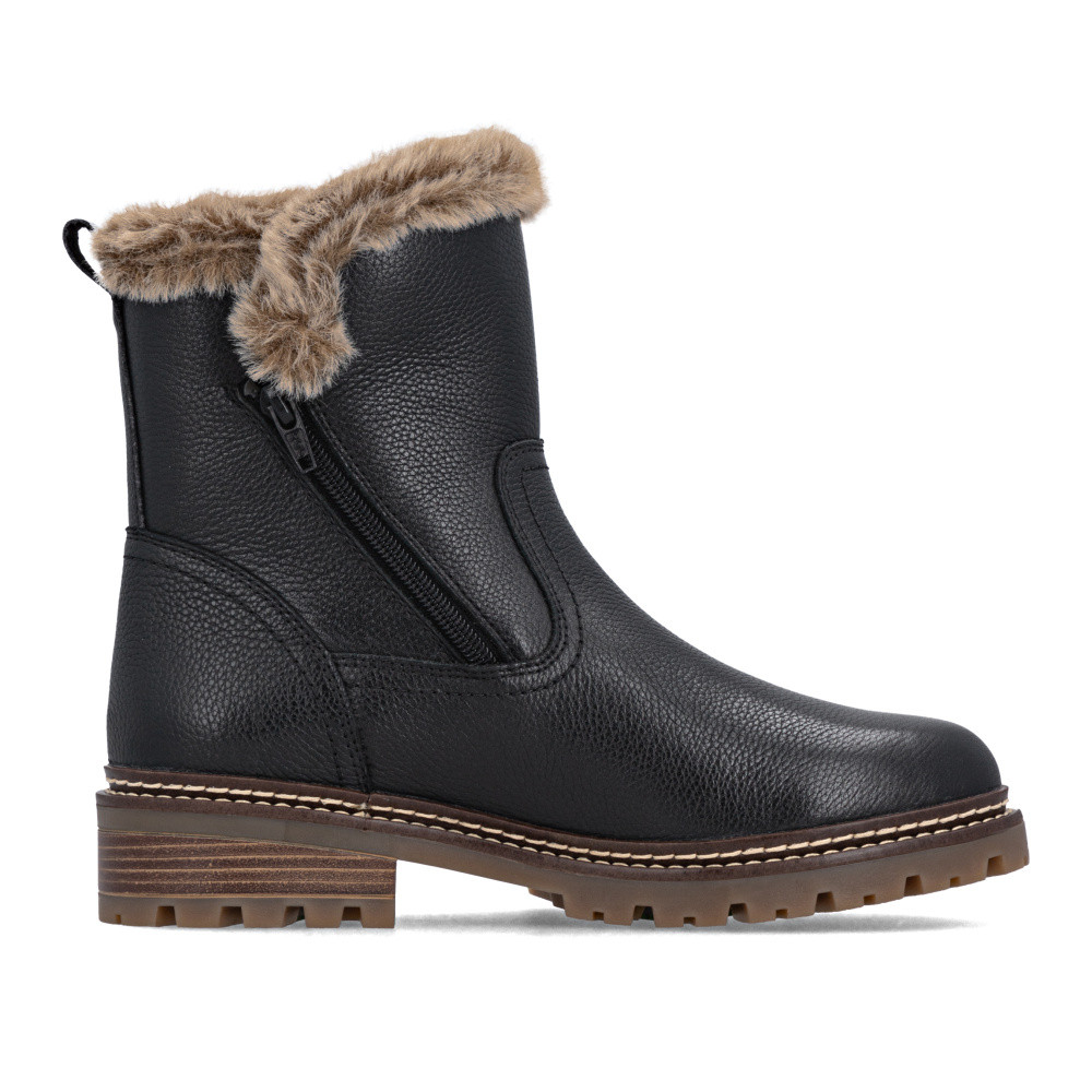 detail Dámská kotníková obuv REMONTE D0B83-03 černá W5