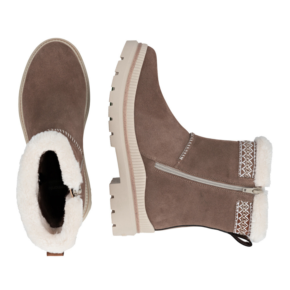 detail Dámska členková obuv REMONTE D0C83-20 hnedá W5