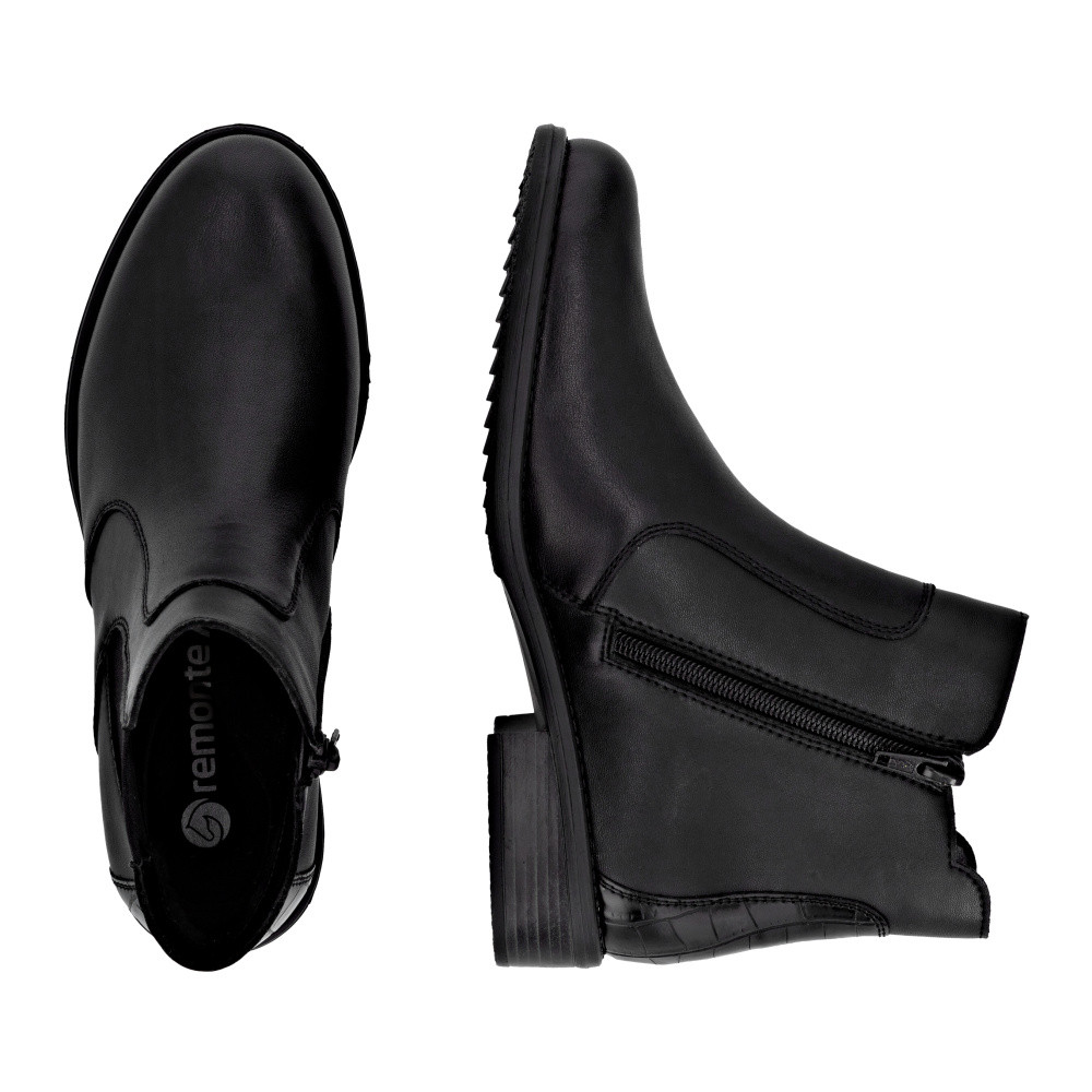 detail Dámská kotníková obuv REMONTE D0F70-00 černá W5