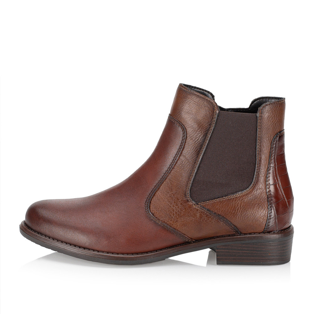 detail Dámská kotníková obuv REMONTE D0F70-23 hnědá W5