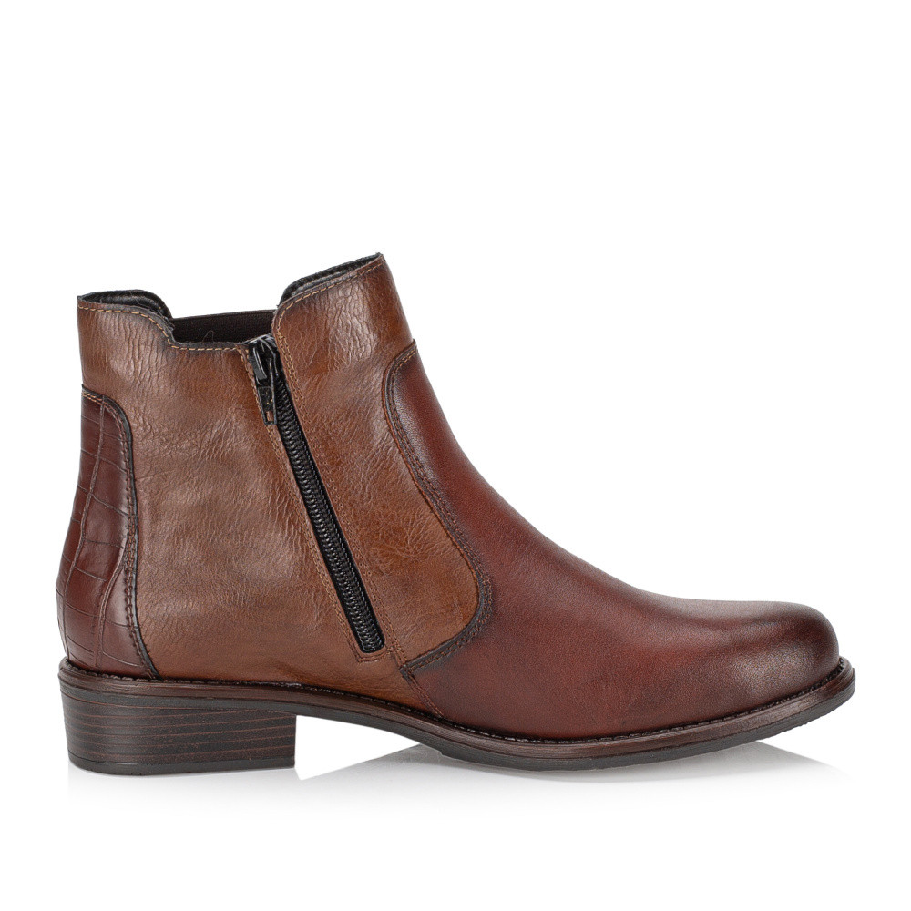 detail Dámská kotníková obuv REMONTE D0F70-23 hnědá W5