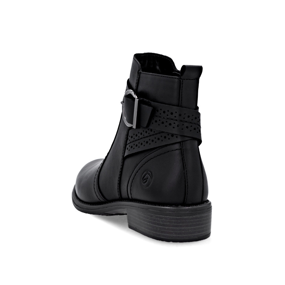 detail Dámská kotníková obuv REMONTE D0F81-00 černá W5