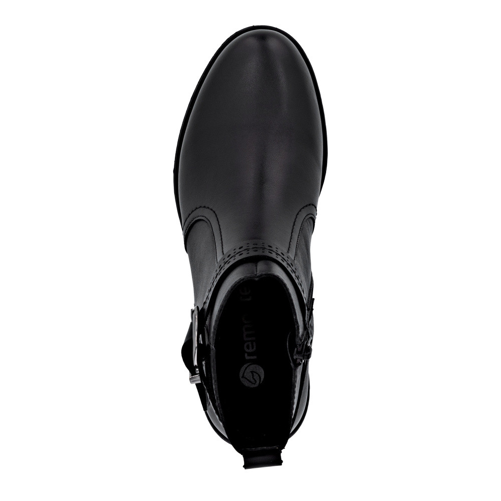 detail Dámská kotníková obuv REMONTE D0F81-00 černá W5