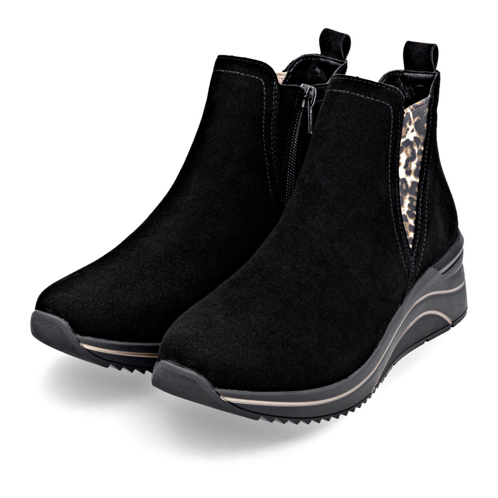 detail Dámská kotníková obuv REMONTE D0T75-04 černá W5