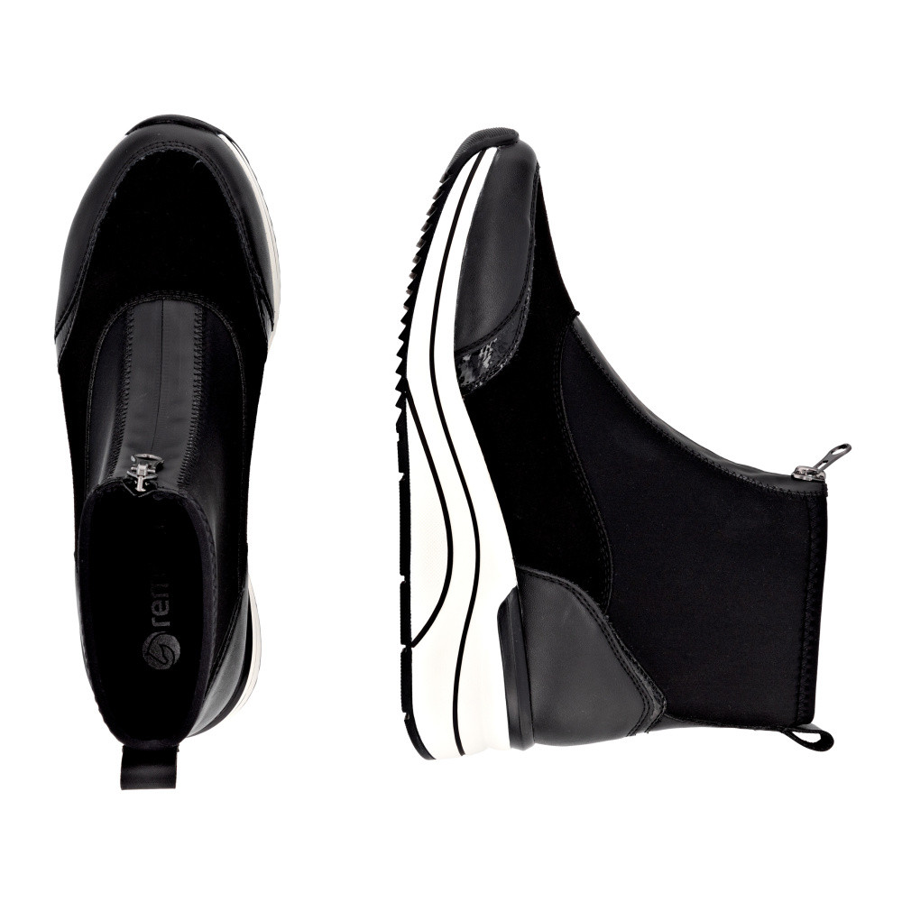 detail Dámská kotníková obuv REMONTE D0T78-02 černá W5