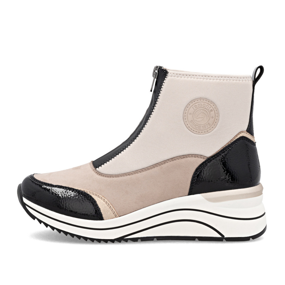 detail Dámská kotníková obuv REMONTE D0T78-60 béžová W5