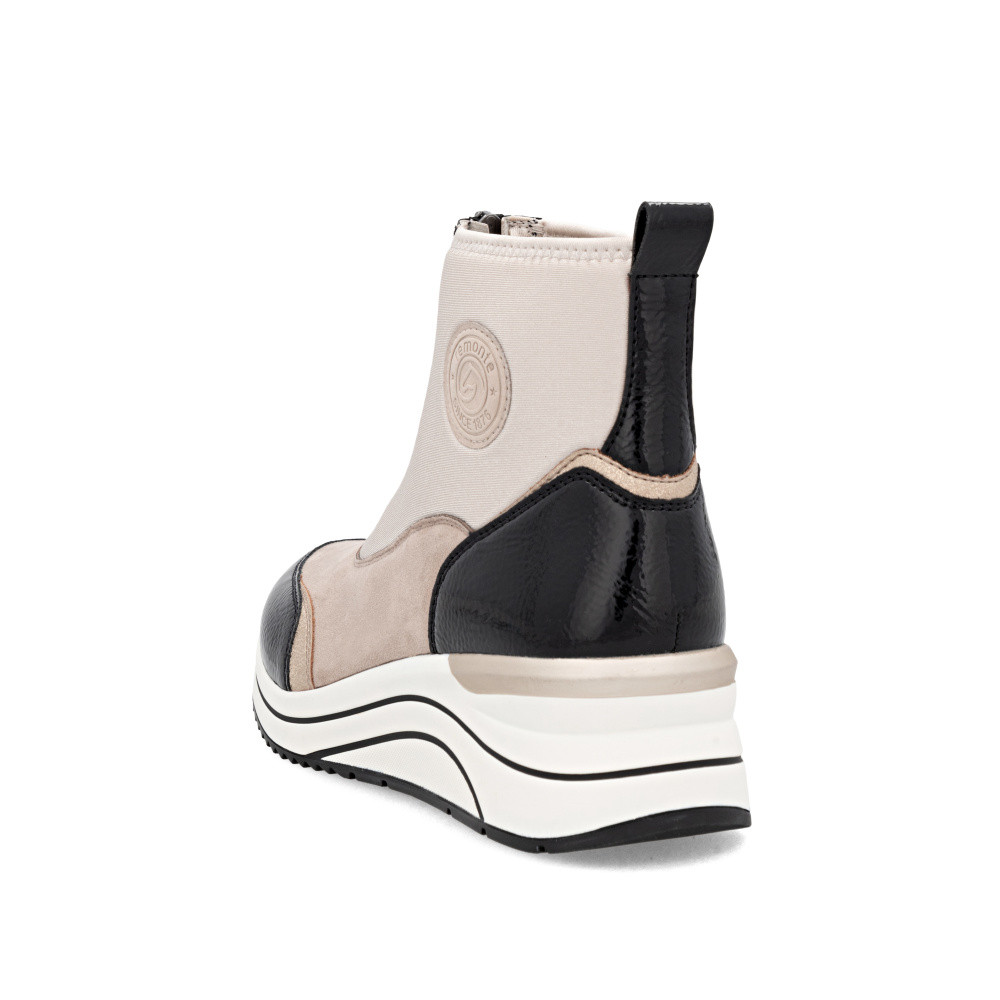 detail Dámská kotníková obuv REMONTE D0T78-60 béžová W5