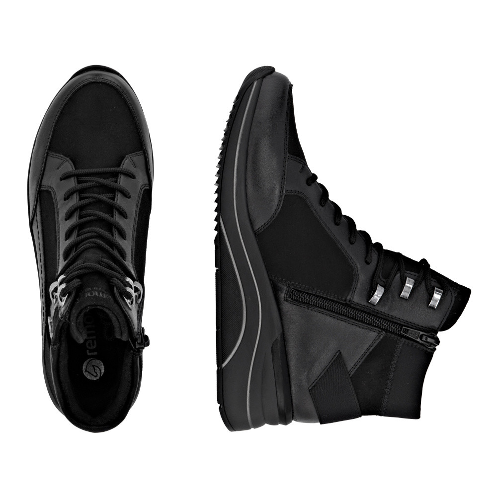 detail Dámská kotníková obuv REMONTE D0T79-00 černá W5