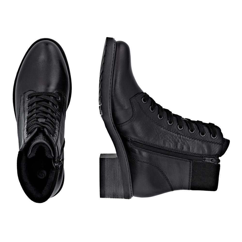 detail Dámská kotníková obuv REMONTE D1A70-01 černá W5