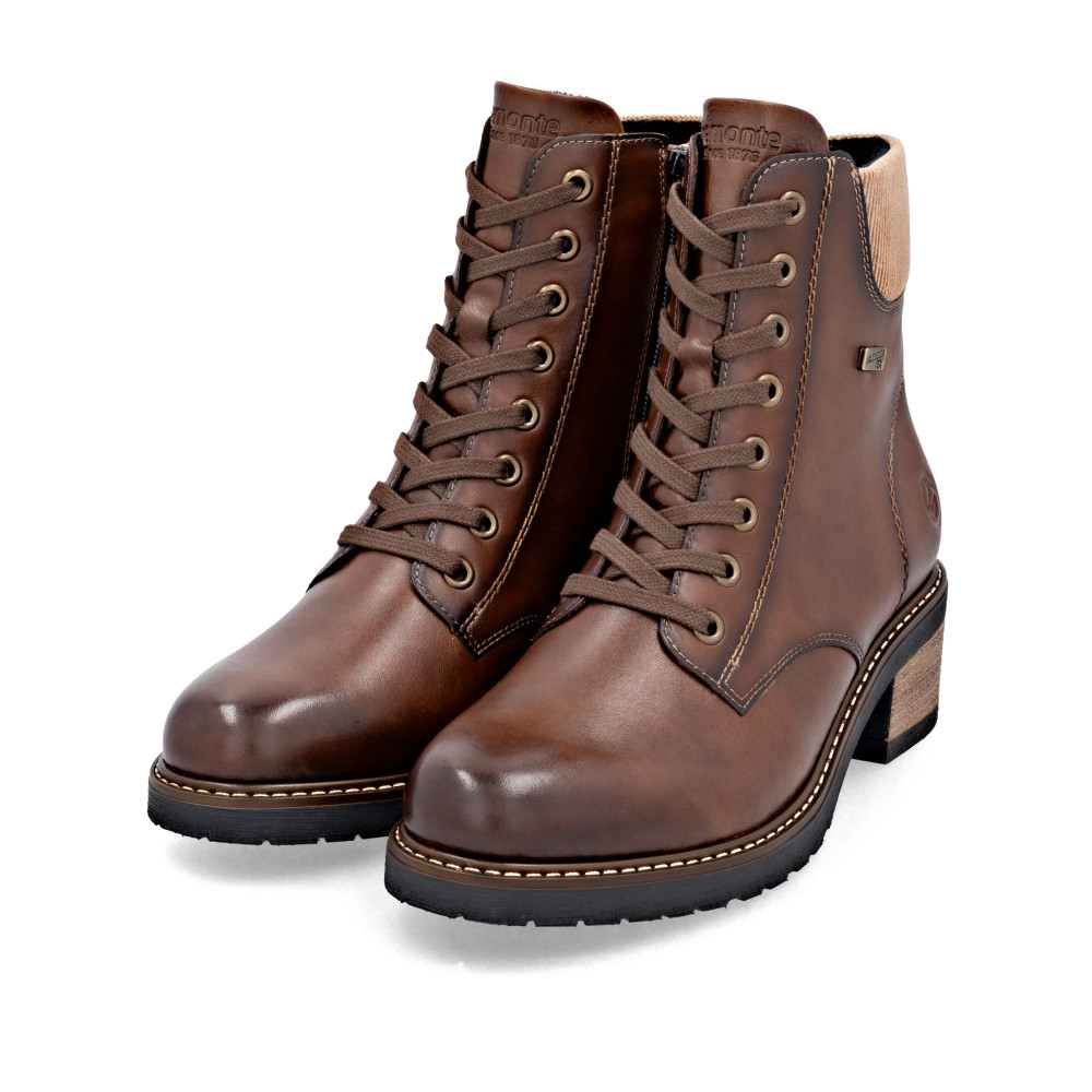 detail Dámská kotníková obuv REMONTE D1A70-24 hnědá W5