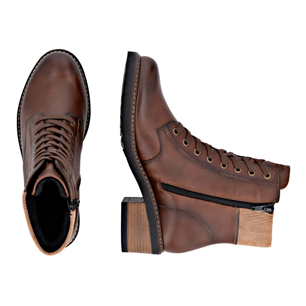 detail Dámská kotníková obuv REMONTE D1A70-24 hnědá W5