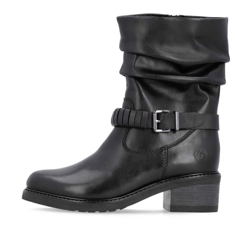 detail Dámská kotníková obuv REMONTE D1A81-01 černá W5