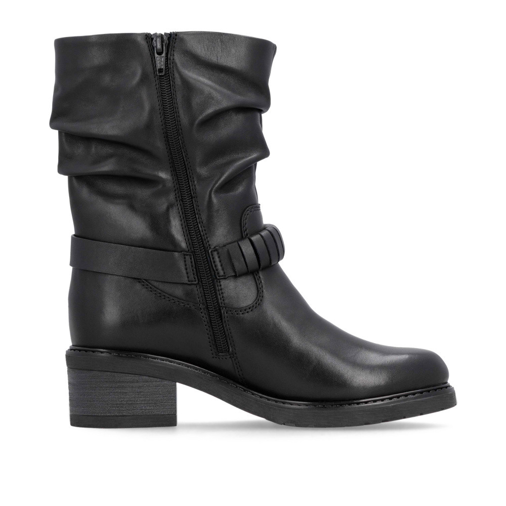 detail Dámská kotníková obuv REMONTE D1A81-01 černá W5