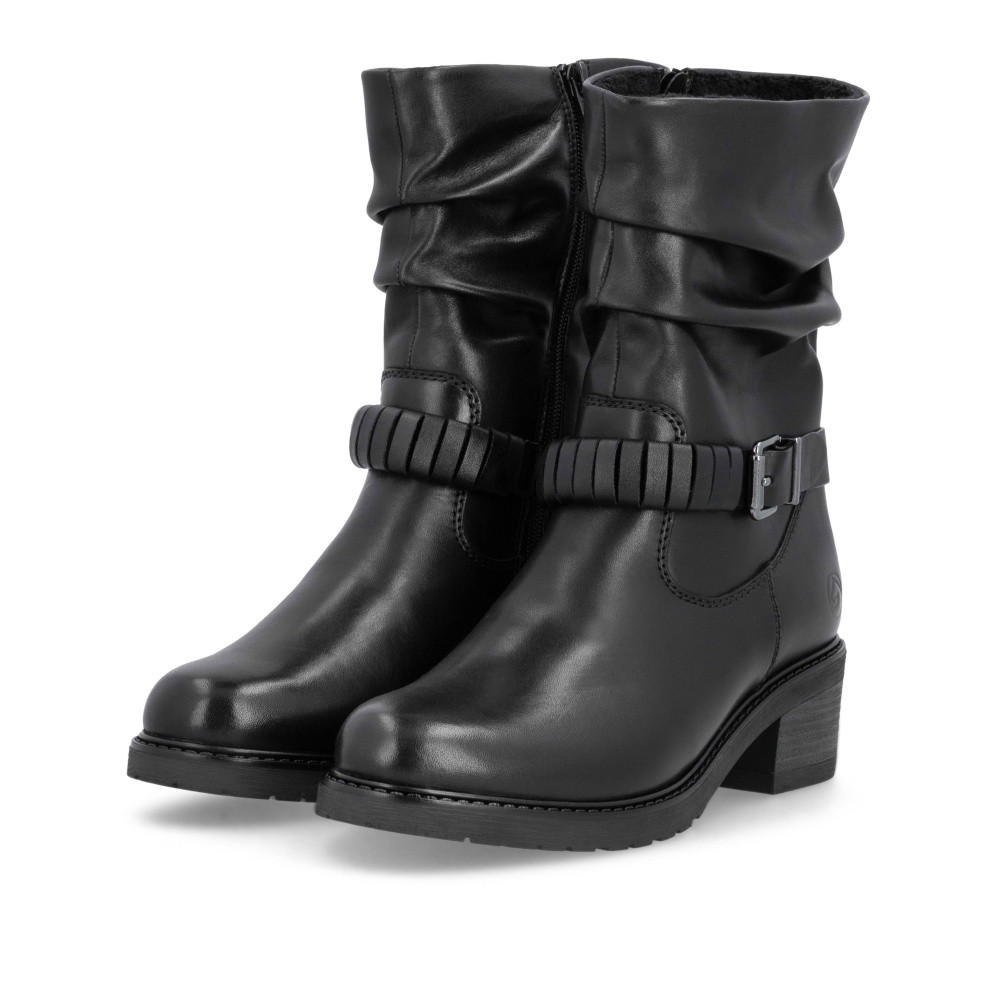 detail Dámská kotníková obuv REMONTE D1A81-01 černá W5