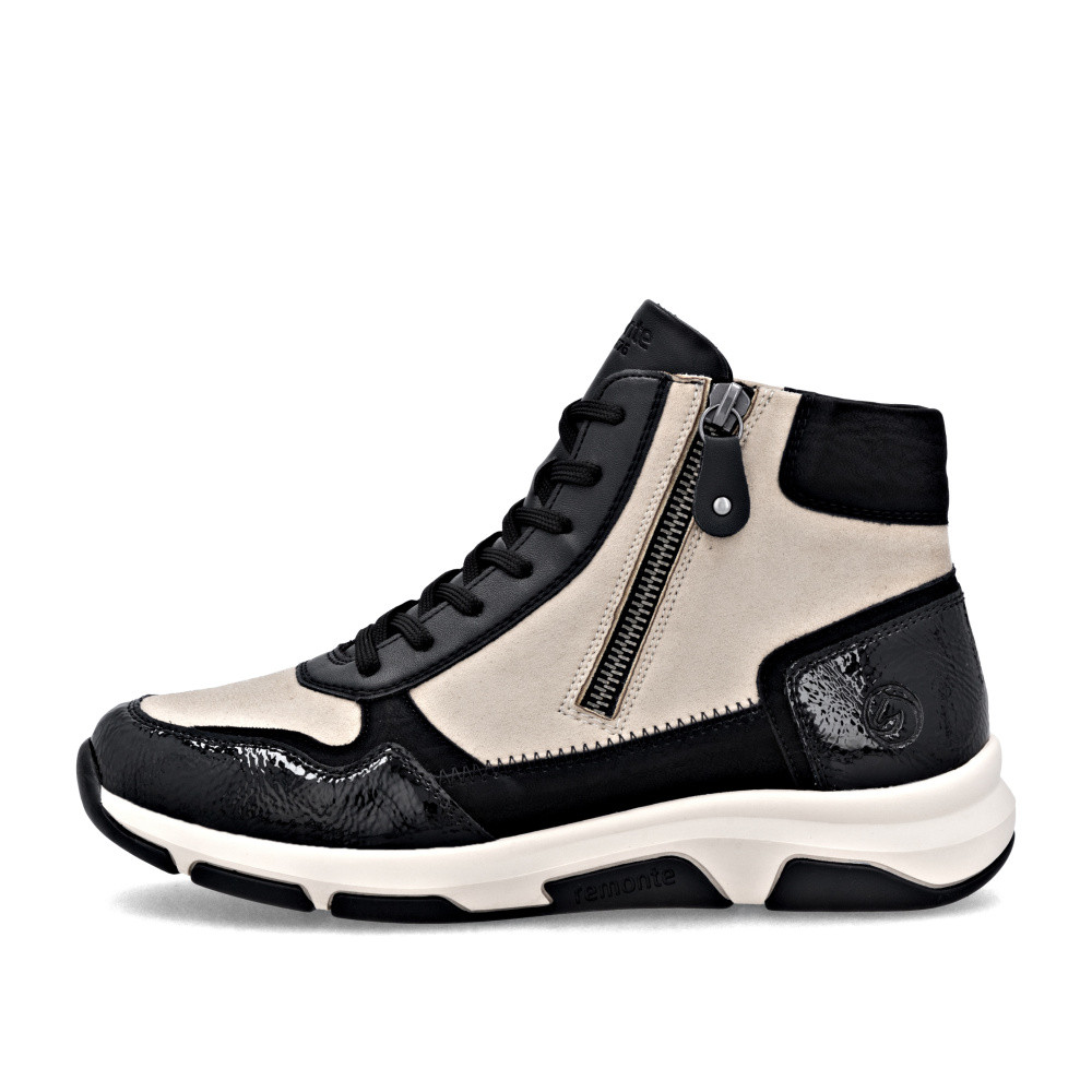 detail Dámská kotníková obuv REMONTE D1S70-04 černá W5