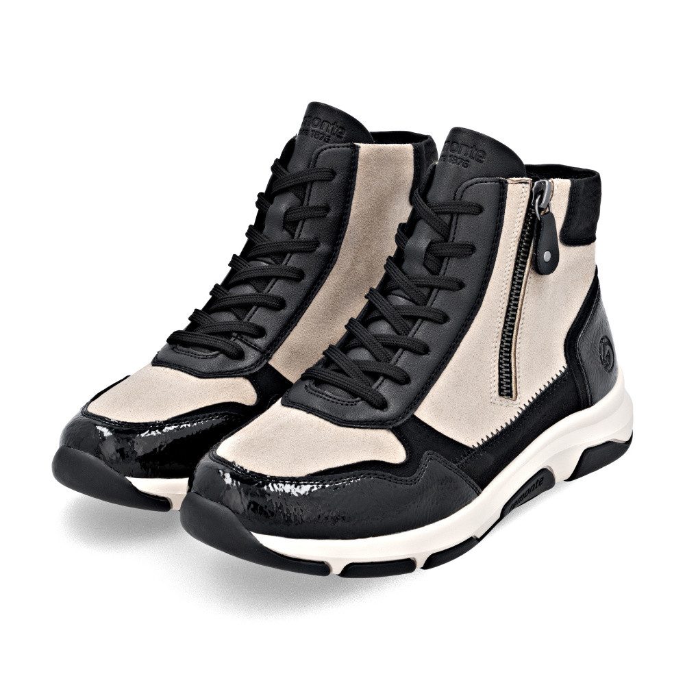 detail Dámská kotníková obuv REMONTE D1S70-04 černá W5