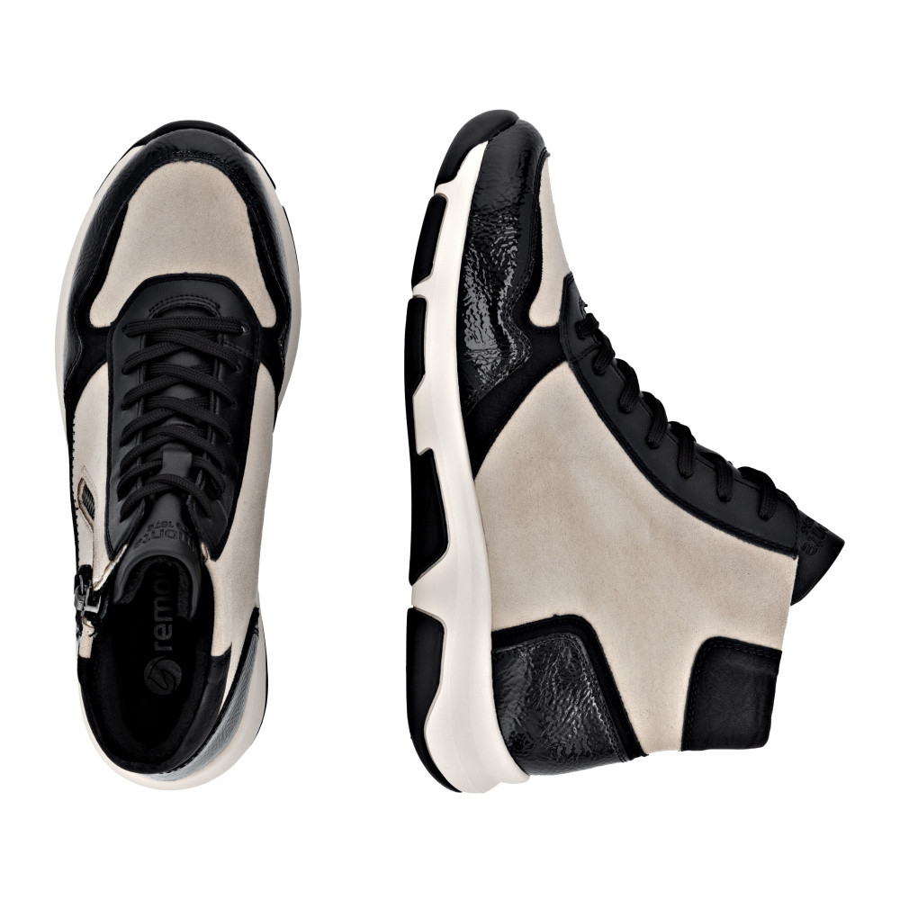 detail Dámská kotníková obuv REMONTE D1S70-04 černá W5