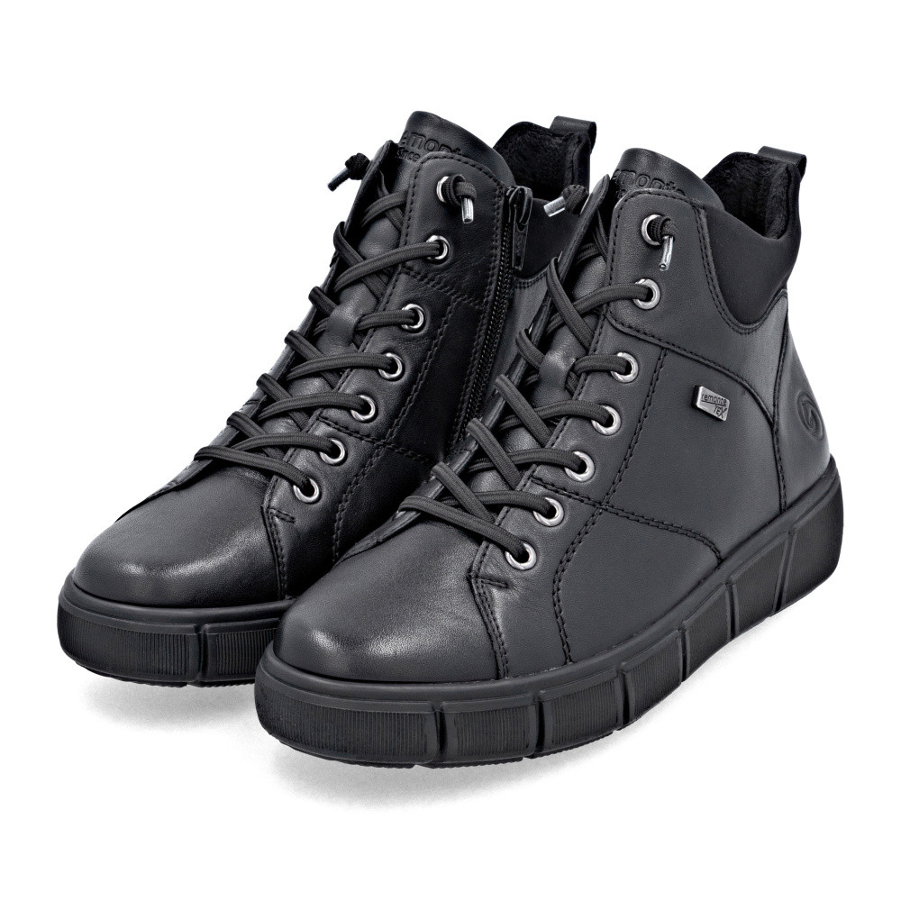 detail Dámská kotníková obuv REMONTE D1T76-00 černá W5