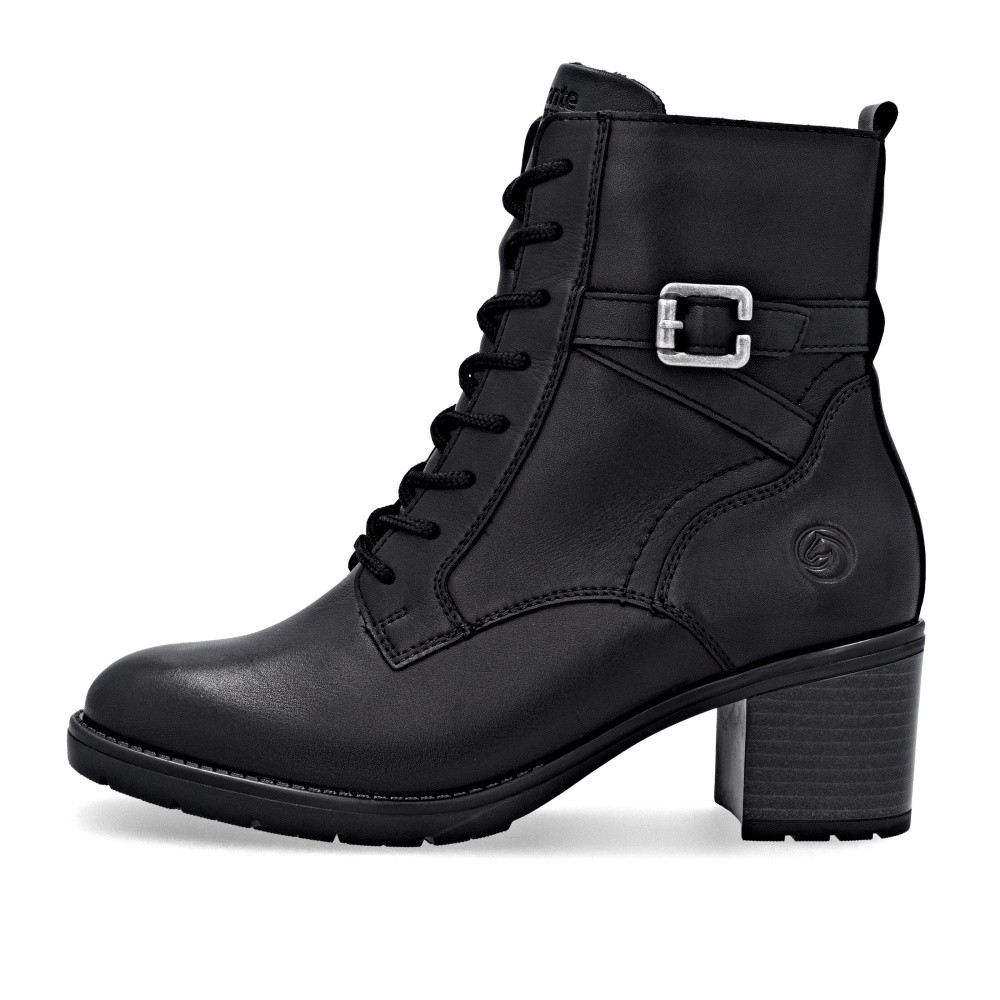 detail Dámská kotníková obuv REMONTE D2A74-01 černá W5