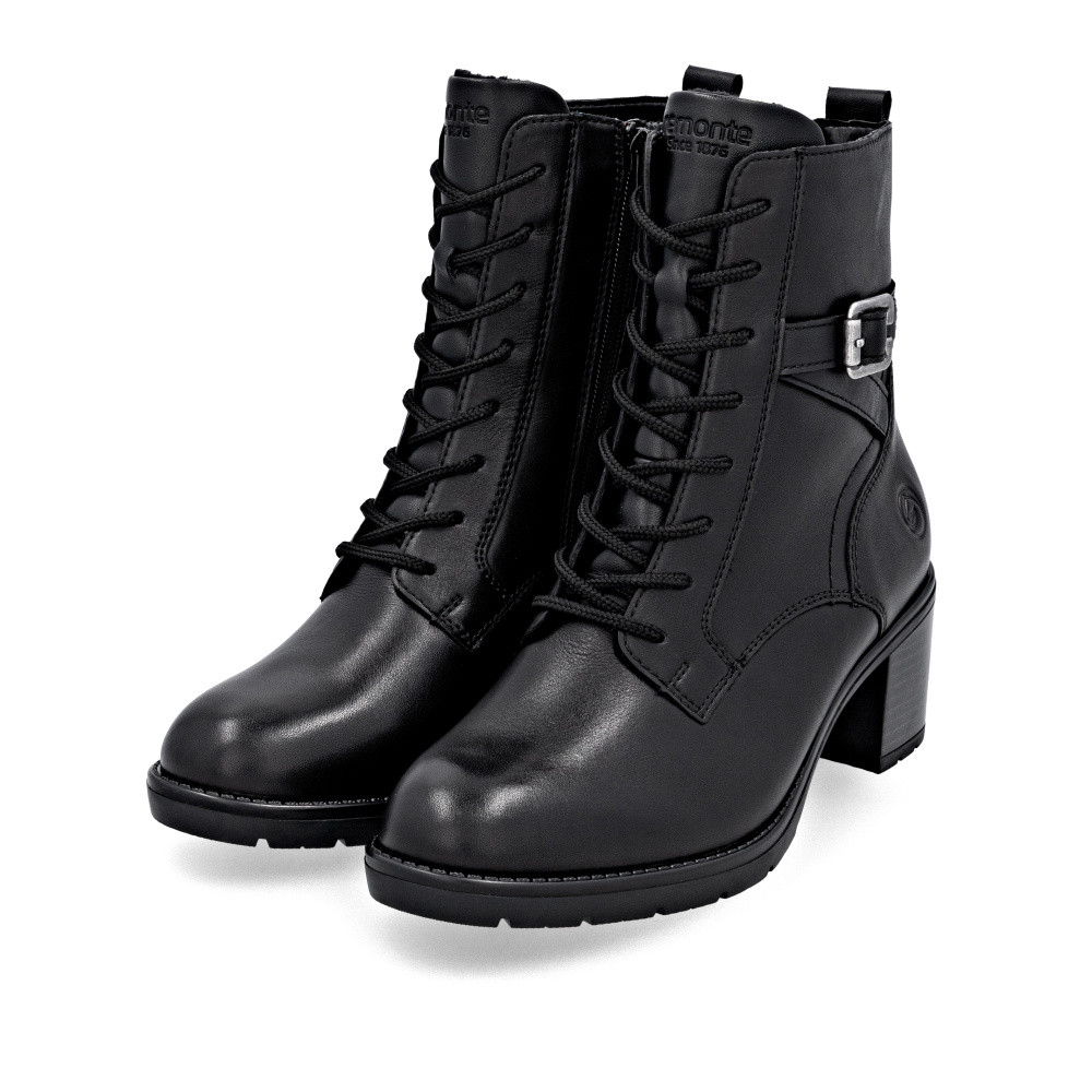 detail Dámská kotníková obuv REMONTE D2A74-01 černá W5