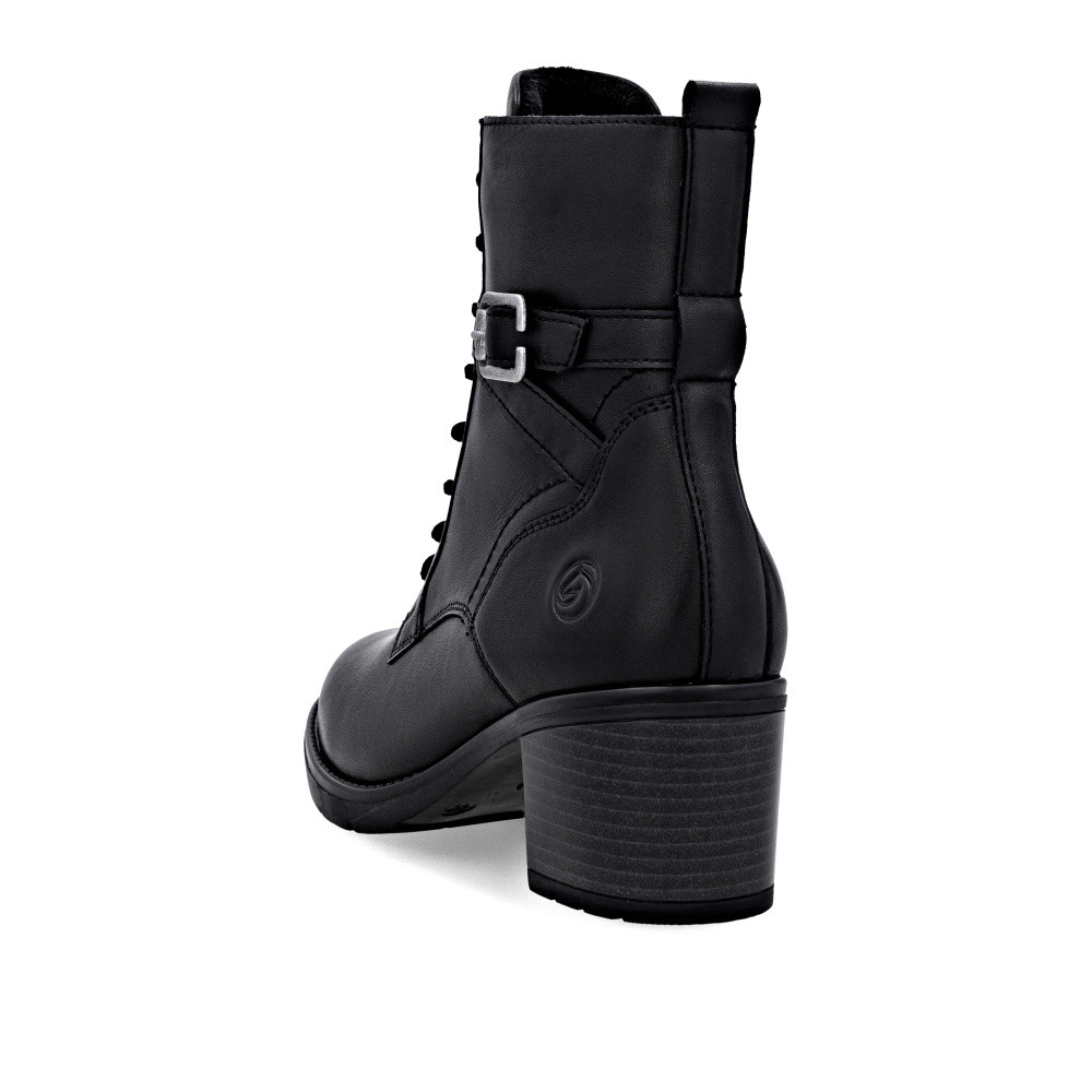 detail Dámská kotníková obuv REMONTE D2A74-01 černá W5