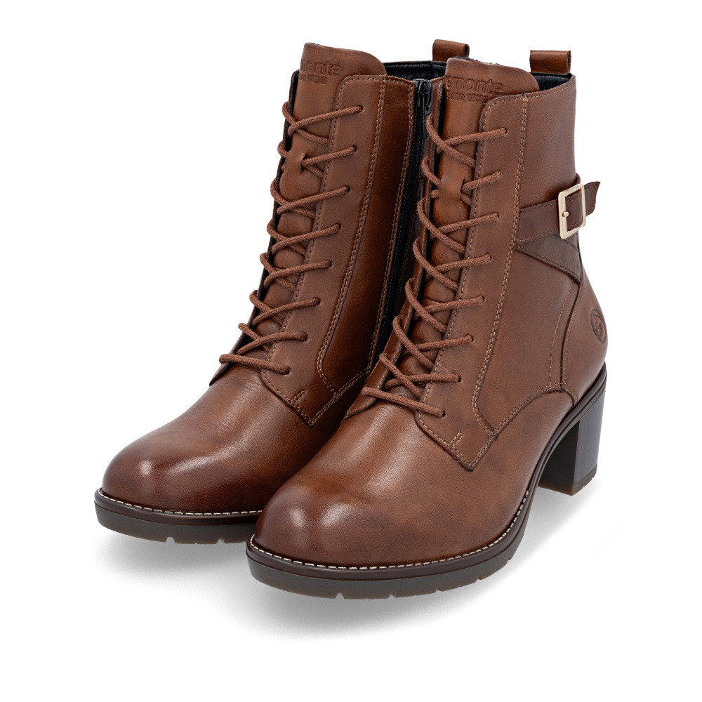detail Dámská kotníková obuv REMONTE D2A74-25   BROWN   H/W5