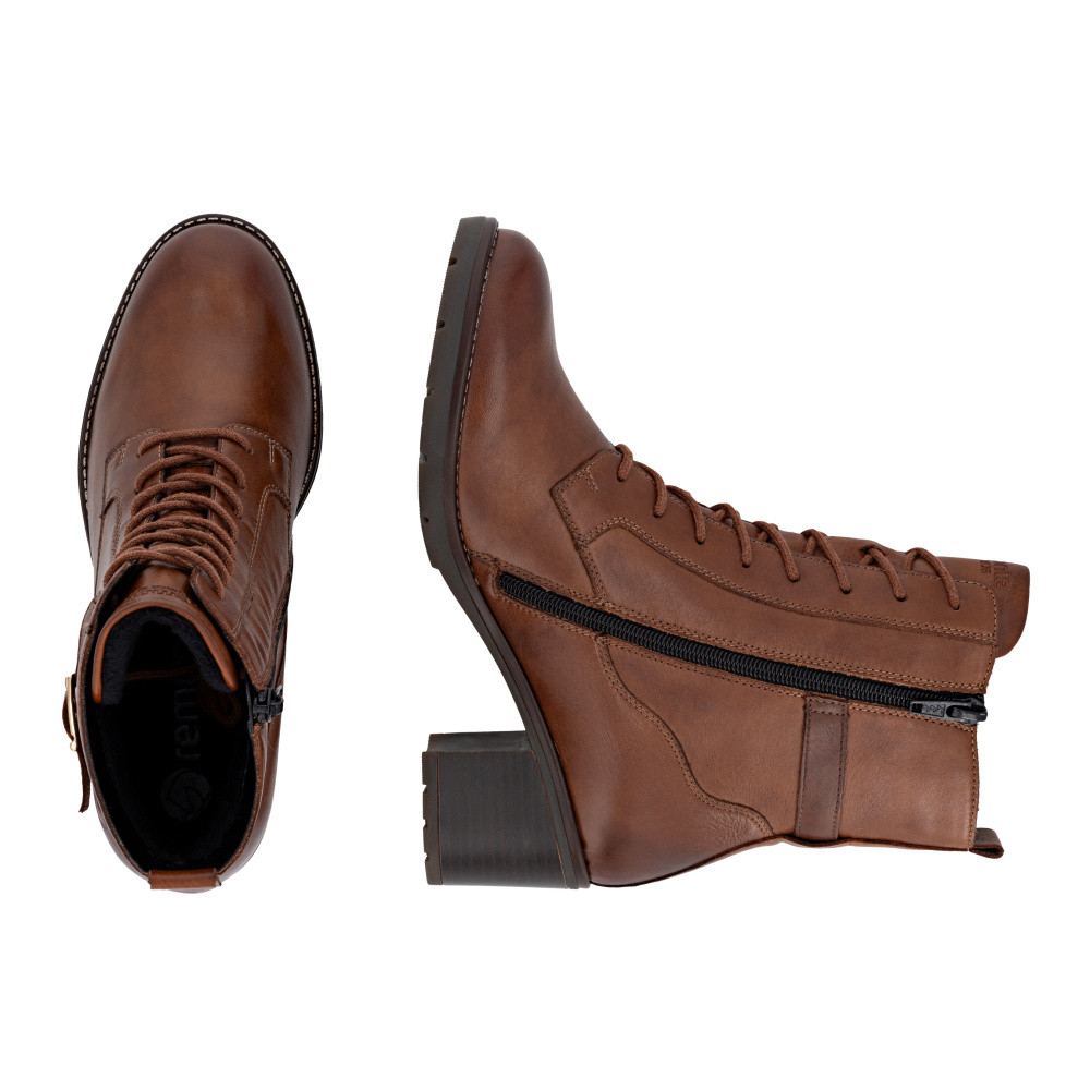 detail Dámská kotníková obuv REMONTE D2A74-25   BROWN   H/W5