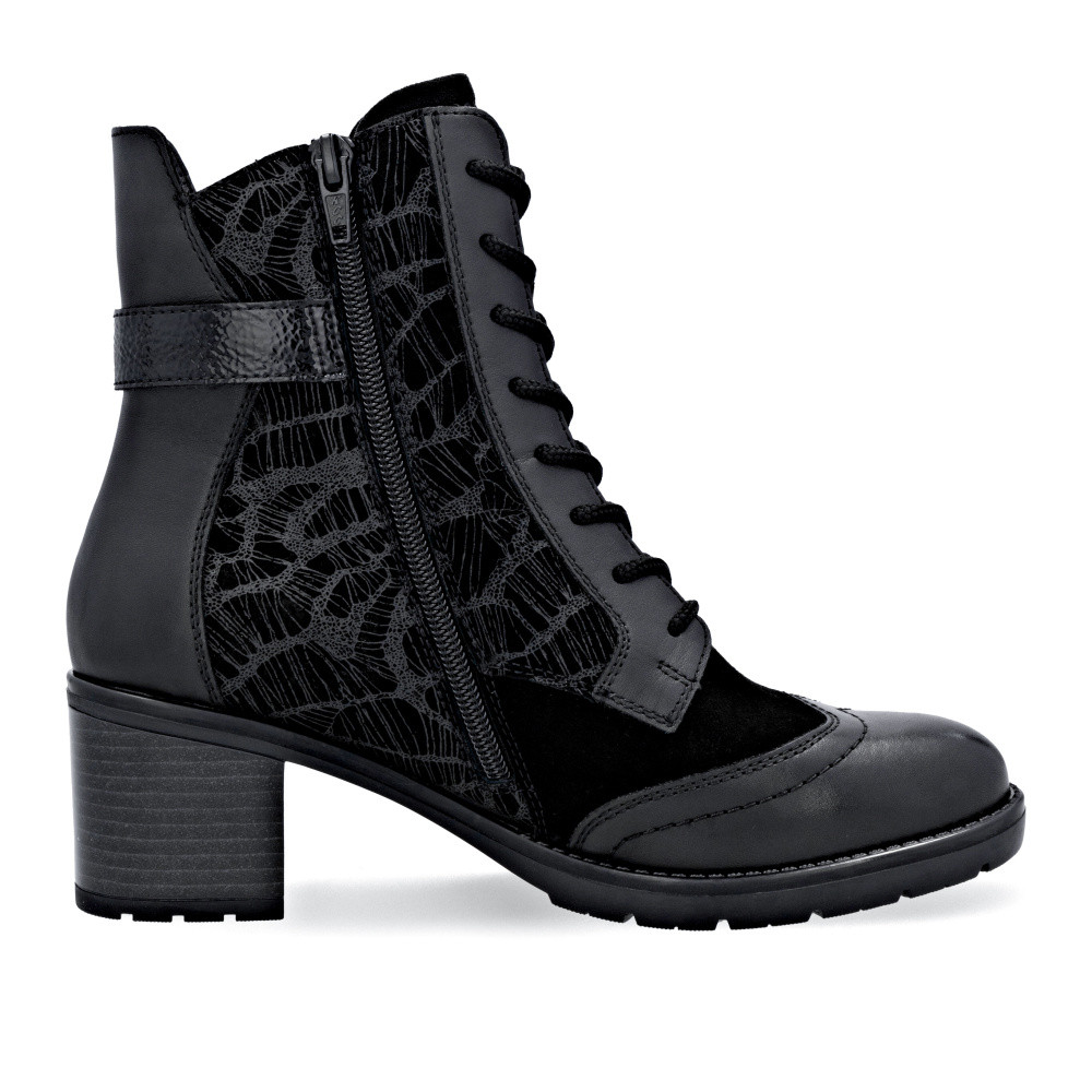 detail Dámská kotníková obuv REMONTE D2A77-02 černá W5