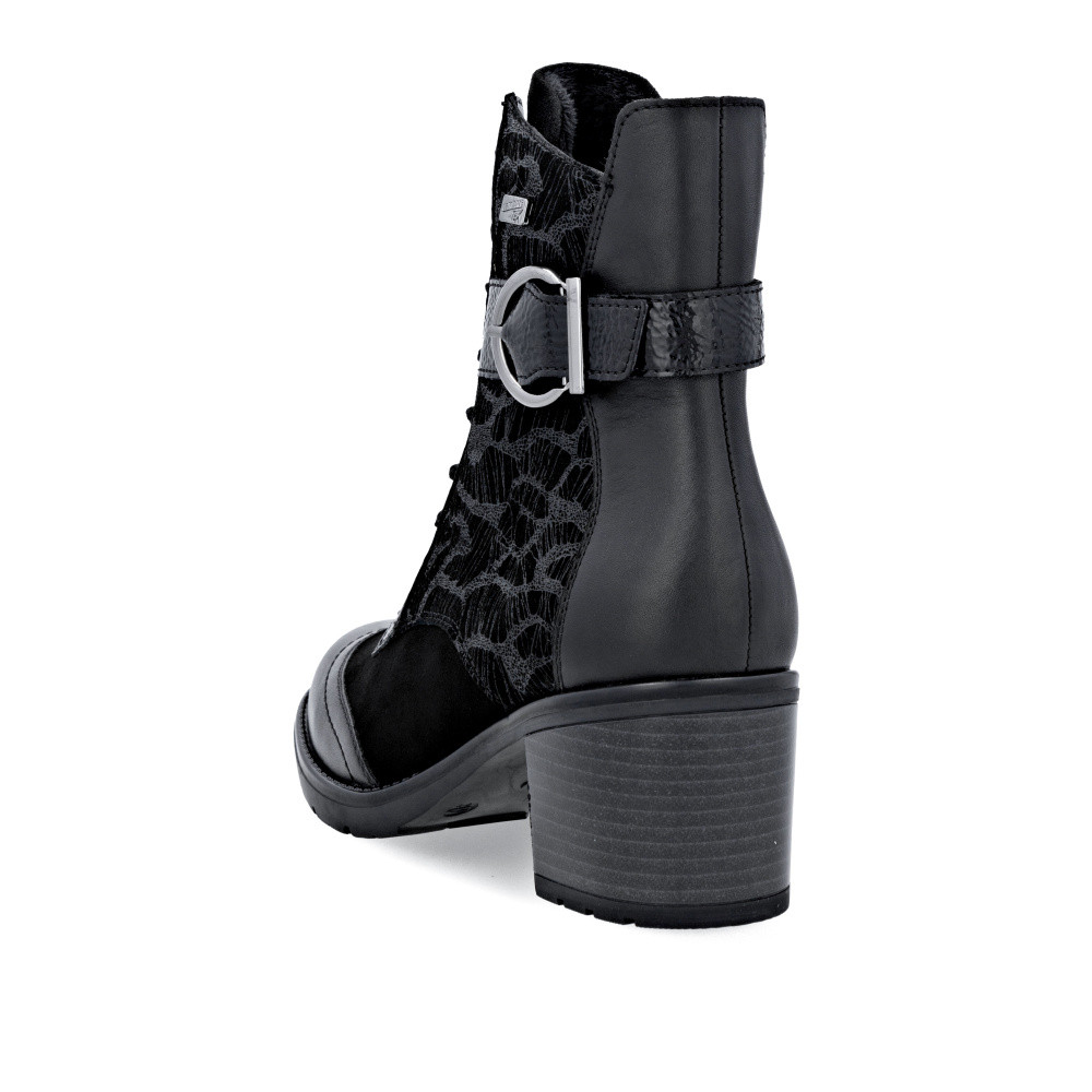 detail Dámská kotníková obuv REMONTE D2A77-02 černá W5