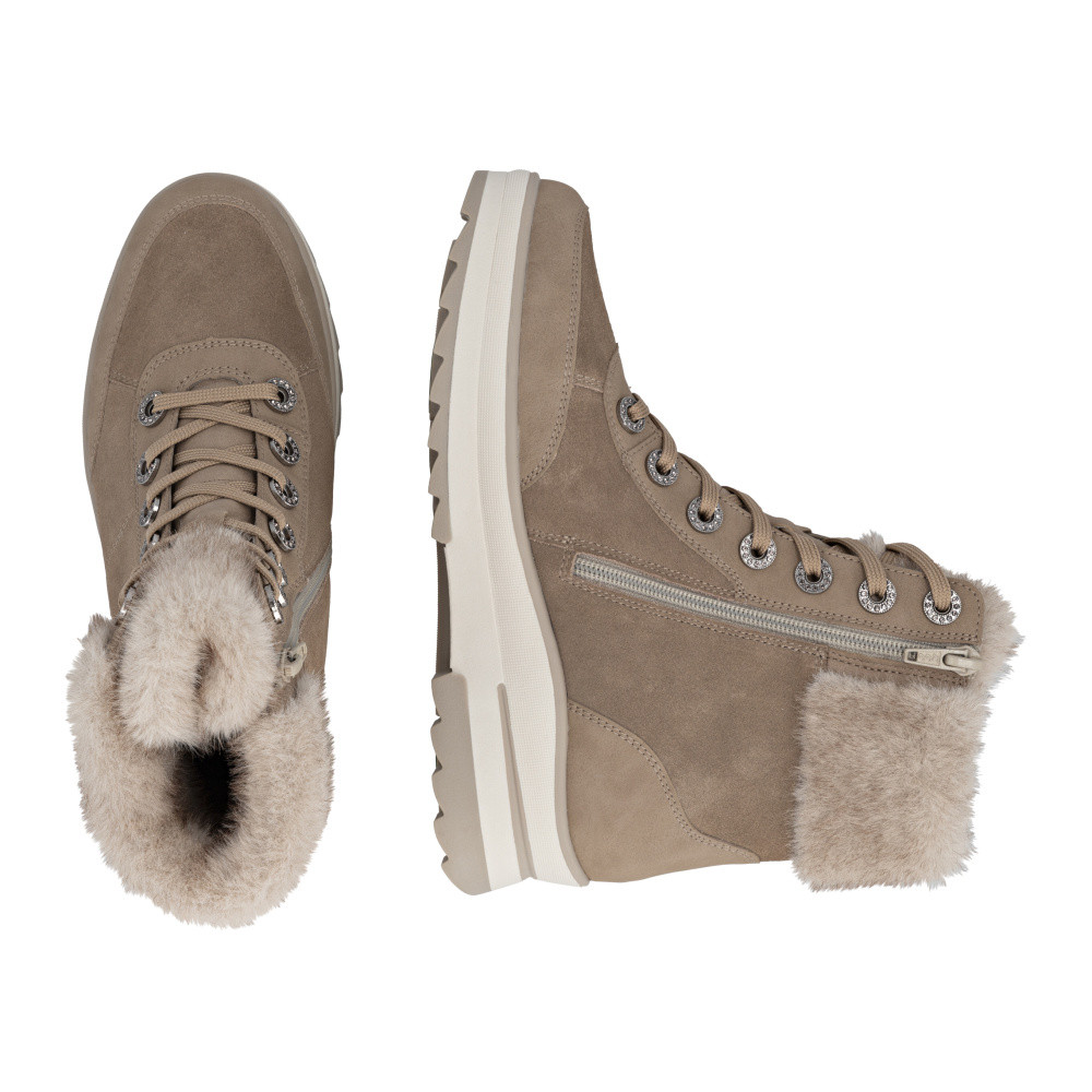 detail Dámská kotníková obuv REMONTE D2B75-64 béžová W5