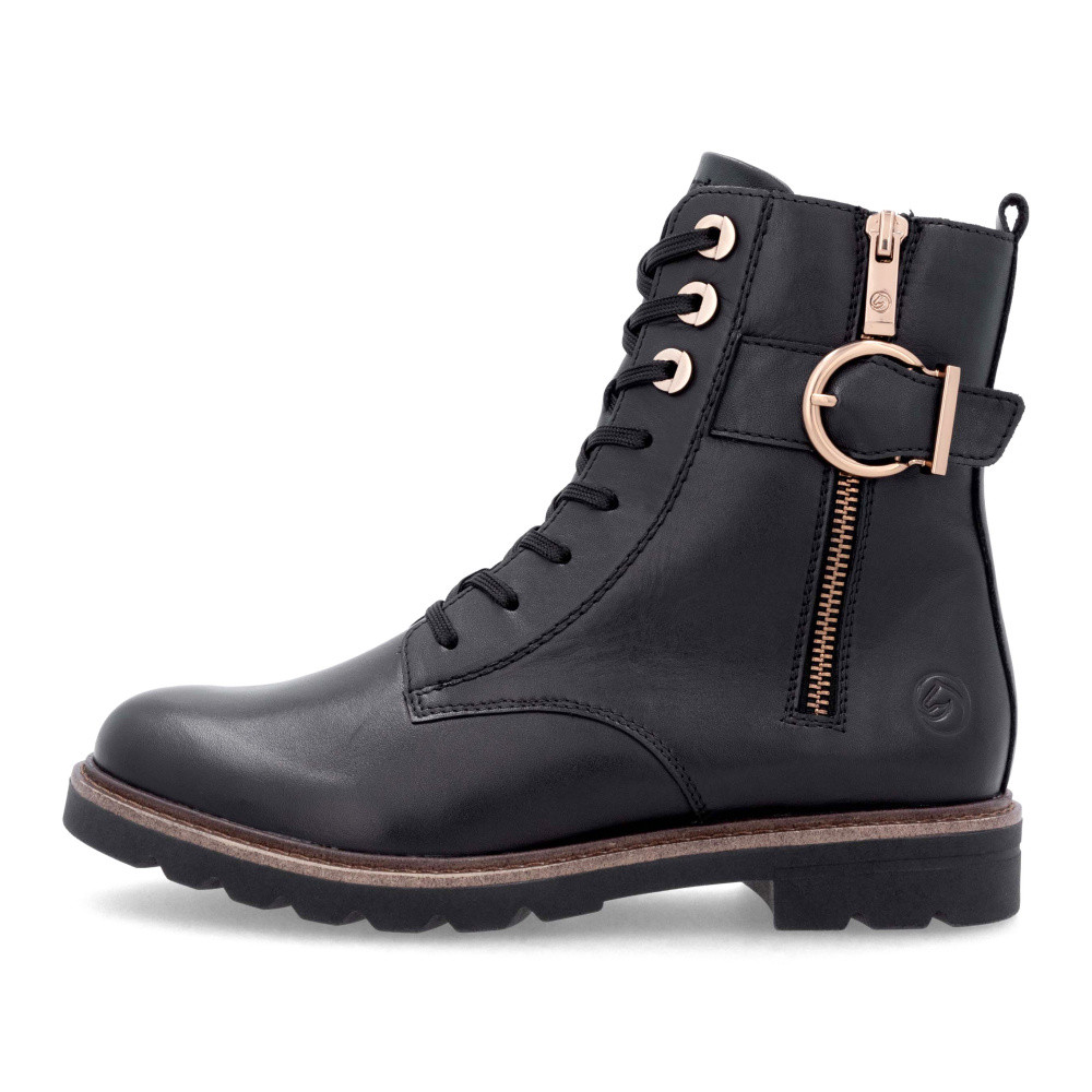 detail Dámská kotníková obuv REMONTE D2Q72-00 černá W5