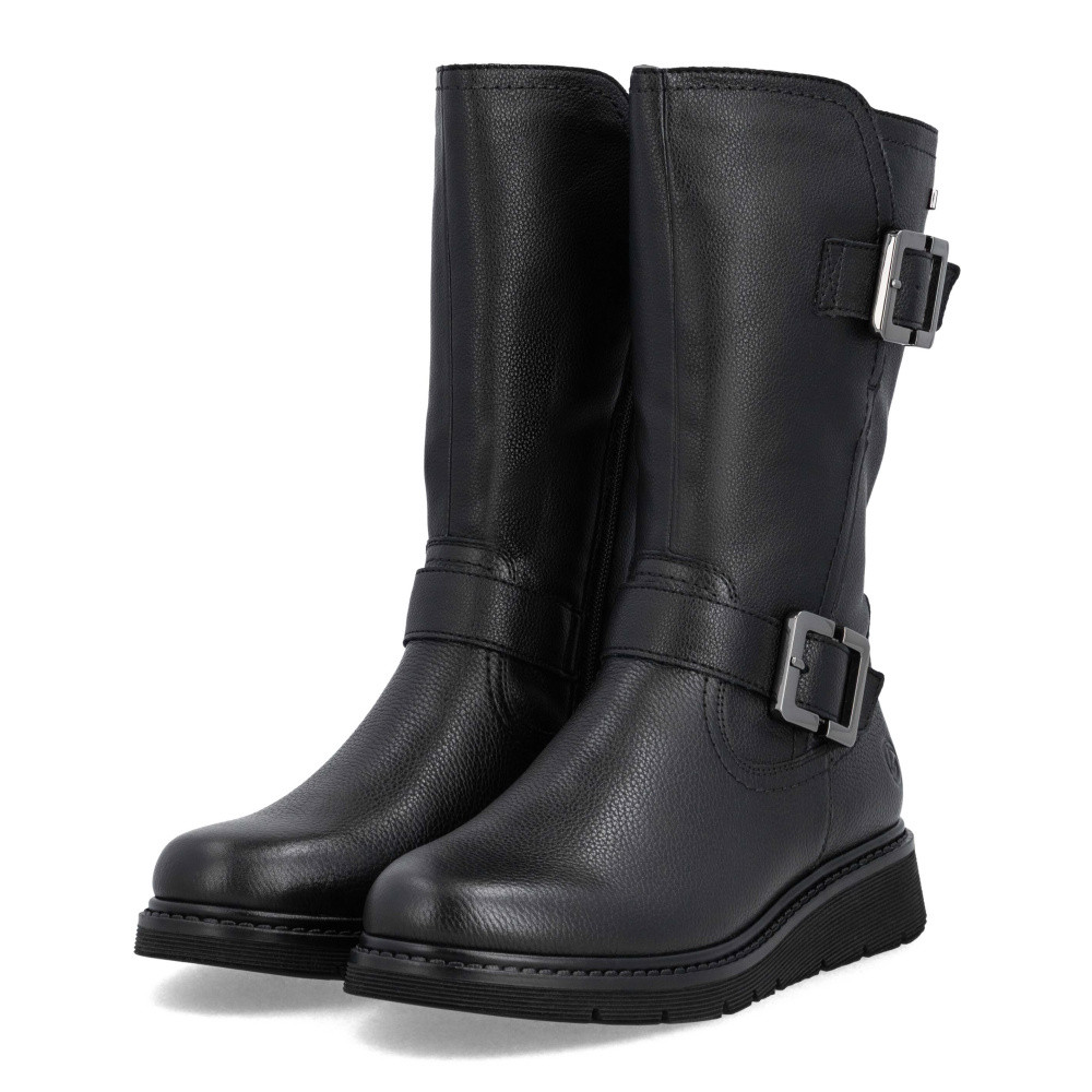 detail Dámské kozačky REMONTE D3980-00 černá W5